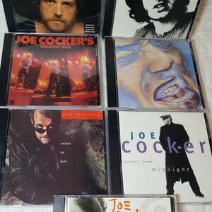 Joe Cocker 7 CD Lot Little Rain Sheffield Steel Unchain my Heart Greatest Hits